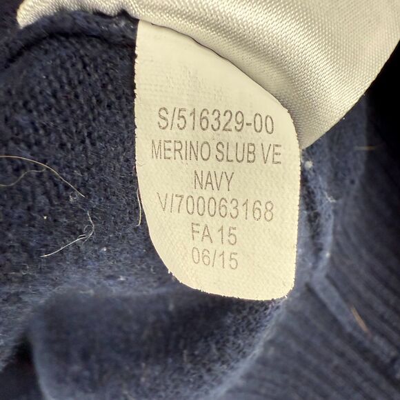 Gap shawl Cardigan Sweater XL Button Front mens Navy Blue - Picture 4 of 6